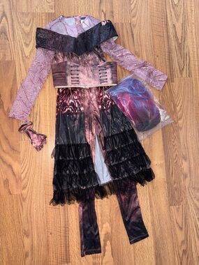 Girl's Descendants 3 Audrey Costume with wig, staff, & crown size Medium